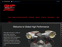 Tablet Screenshot of globalhighperformance.com